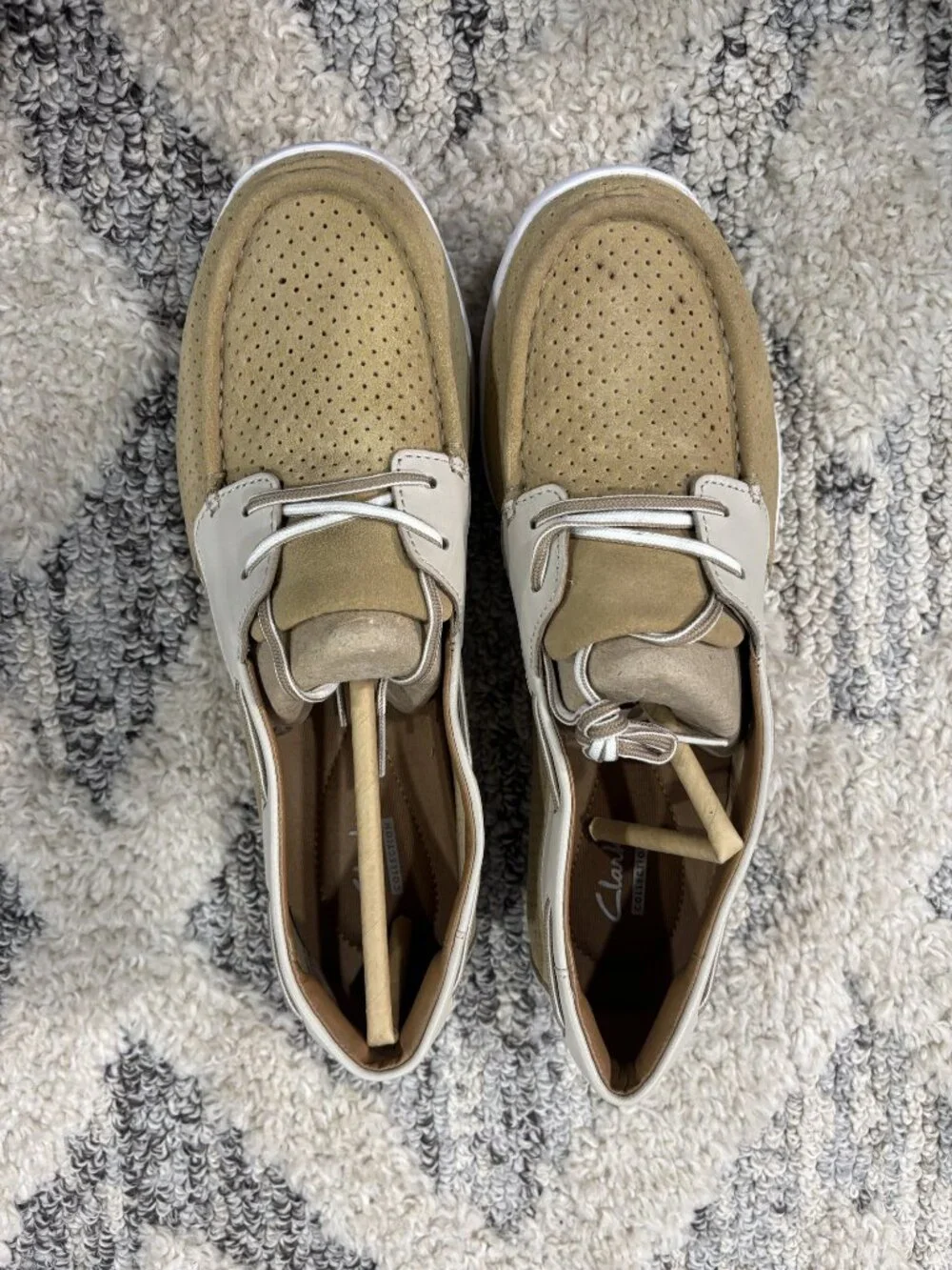 Clarks Arbor Opal Q Tan Boat Shoe Womens Size 9.5 M